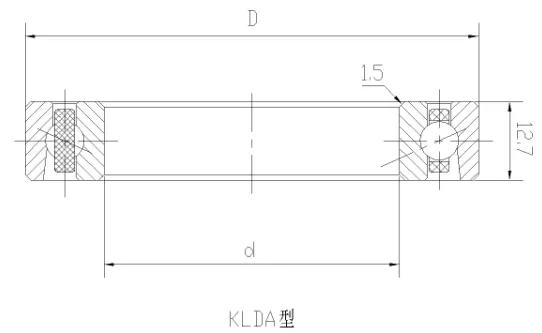 KLDA角接觸球薄壁軸承